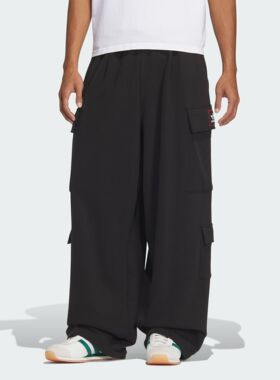 Adidas/阿迪达斯 男女三叶草工装风宽松运动裤 JN0769