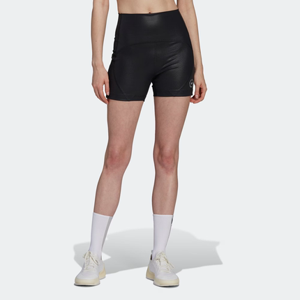 Adidas/阿迪达斯  SMC 女子瑜伽运动高腰紧身短裤 HD9067 HB6061