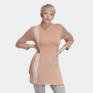 Adidas/阿迪达斯 女子Knit Sweater运动套头针织衫卫衣 FN2795
