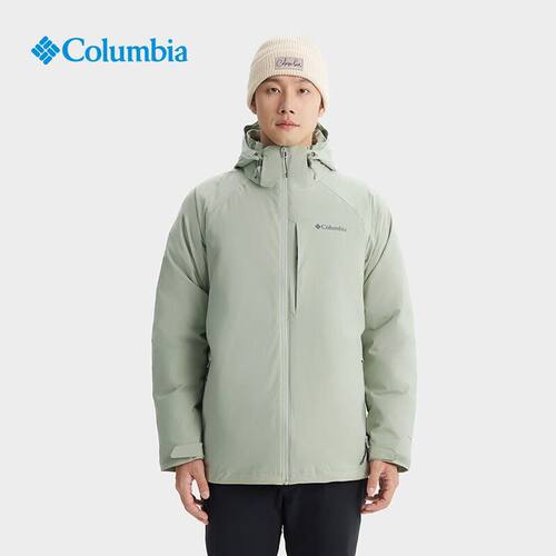 Columbia/哥伦比亚 男子银羽绒内胆三合一防水冲锋衣 XE5489-348