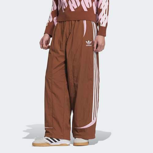 Adidas/阿迪达斯 男子三叶草复古穿搭撞色宽松运动裤 JL8356