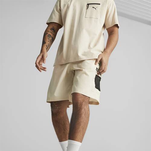 PUMA/彪马 男子透气舒适运动五分休闲短裤 68380588