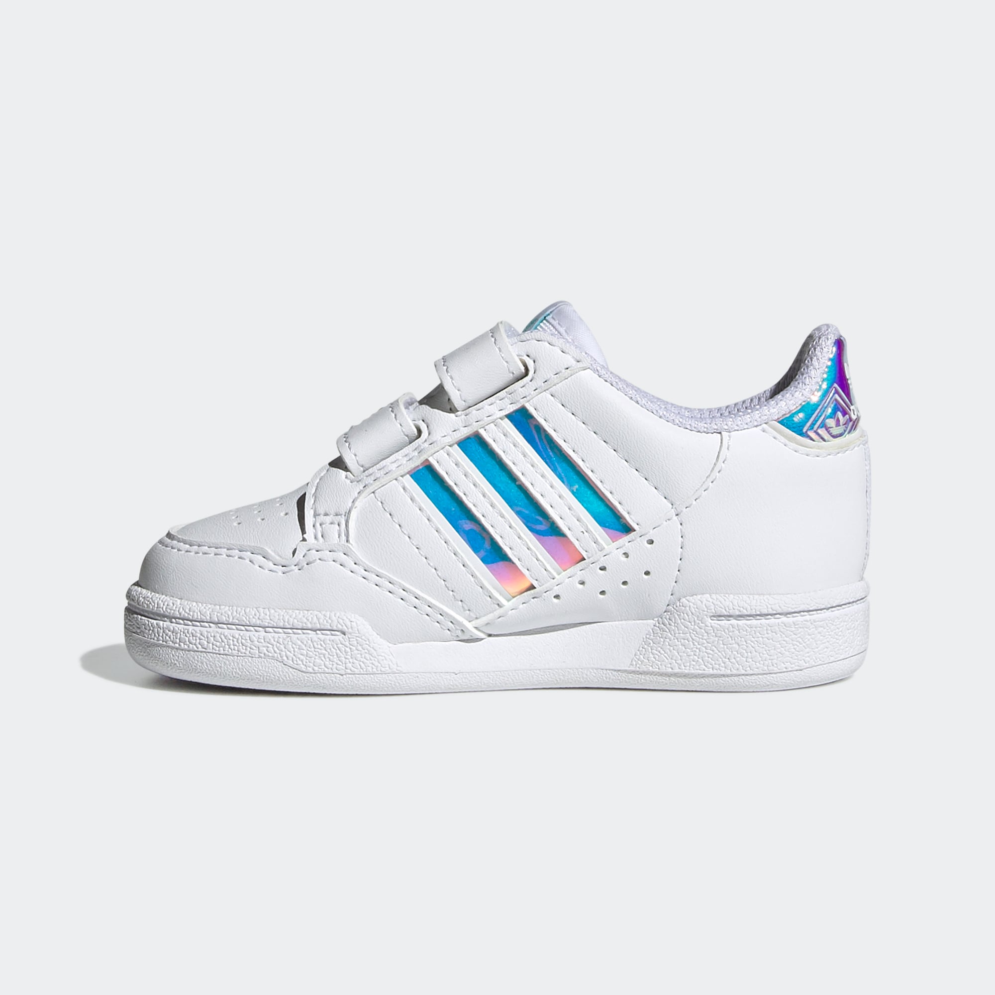 Adidas/阿迪达斯 儿童三叶草复古魔术贴运动板鞋小白鞋 GZ3262