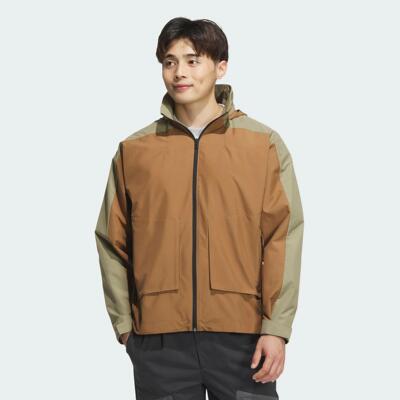 Adidas/阿迪达斯 男子 TRANSITION 拒水保暖宽松夹克外套 JM9153