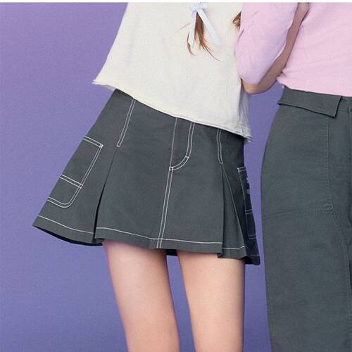 PUMA/彪马 女子简约运动休闲学院风短裙 62686480