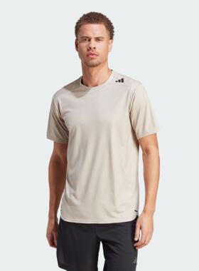 Adidas/阿迪达斯 男子速干运动健身短袖圆领T恤 HY0774