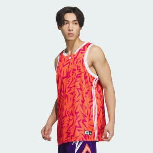 Adidas/阿迪达斯 男子篮球双面穿印花撞色运动背心 JC6795