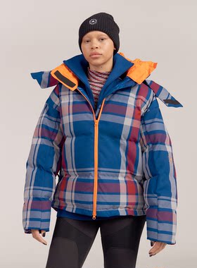 Adidas/阿迪达斯 女子 SMC 运动宽松连帽棉服外套 HG6904
