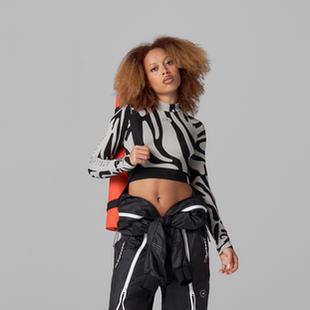 SMC 女子 阿迪达斯 HF3067 运动紧身长袖 上衣 短款 Adidas