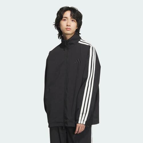 Adidas/阿迪达斯 男子拒水舒适运动休闲宽松夹克外套 JL6091