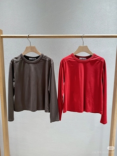 Z0243TS04原895 24秋1强捻针织拼罗纹套头衫 ZUC国内专柜正品 代购