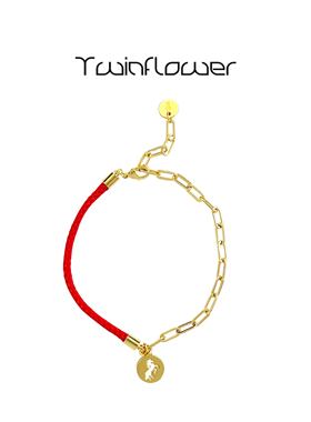 轻奢简约幸运小马红绳链条手链