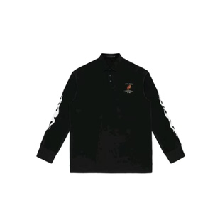 T男装剪标秋季Polo衫长袖纯棉宽松中年带领翻领T恤B2764/CQ21