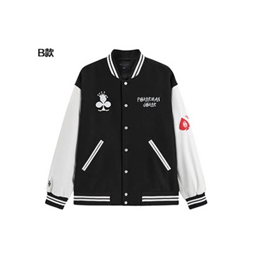 棒球服情侣休闲外套宽松