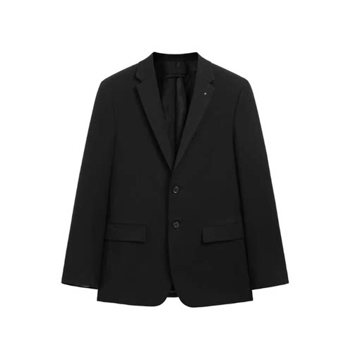 商务休闲西装修身全羊毛西服外套