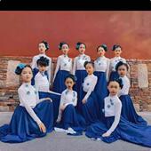 海边人舞蹈演出服超飒国风爵士舞少儿街舞表演剧目飘逸大摆裙