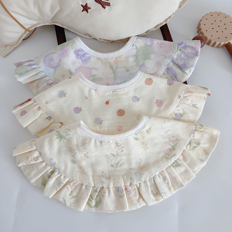 ins韩版bbnbaby婴儿围口水巾