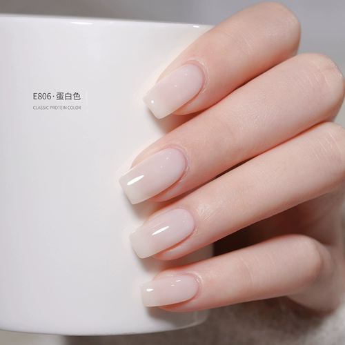 Белый кремовый нюдовый полупрозрачный лак для ногтей для маникюра, 2025 года, новая коллекция