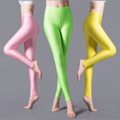 女外穿春秋款 提臀瑜伽裤 薄款 高弹力光泽健美裤 九分高腰夏季 打底裤