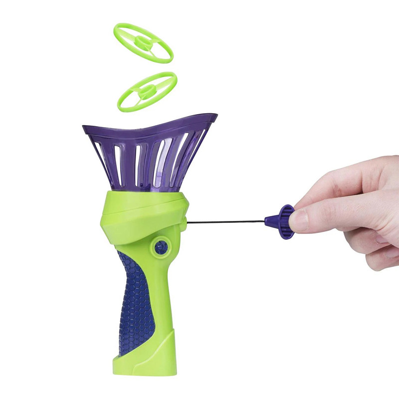 创意拉线飞碟飞盘飞轮室内户外减压亲子互动玩具六一儿童节礼物