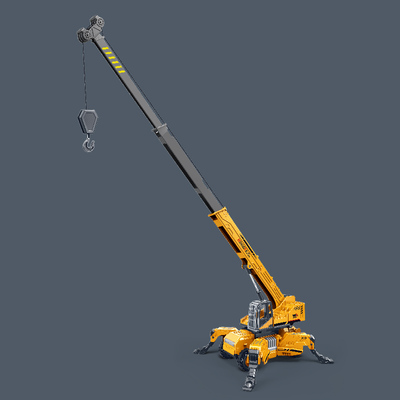 吊车中性惯性超长吊臂玩具