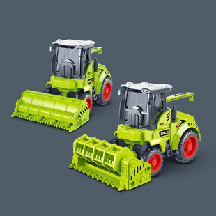 惯性农用工程车农场田园农夫割麦车松土车仿真模型儿童男孩玩具