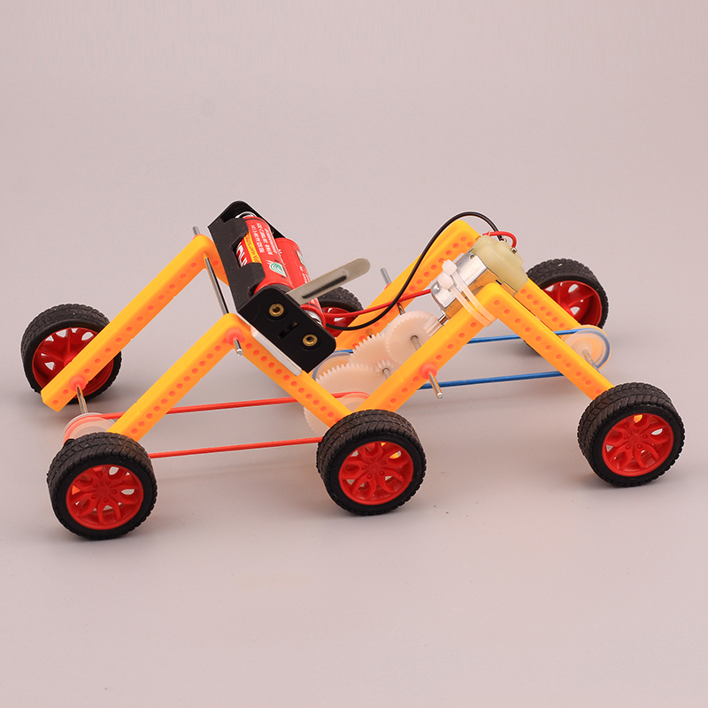翻山越岭六轮车DIY组装小车