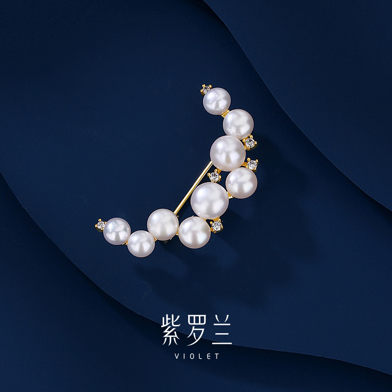 【紫罗兰正版】月珠胸针