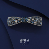 礼嘉发夹高档女时尚 紫罗兰正版 精致小众轻奢发饰生日礼物