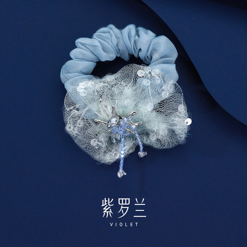 【紫罗兰正版】花纱发圈
