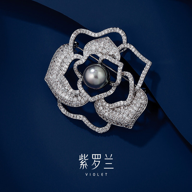 紫罗兰空白牡胸针高档女精致奢华镂空珍珠胸花生日礼物潮别针,饰品/流行首饰/时尚饰品新,胸针,淘宝优惠券,粉丝福利购,淘宝优惠卷