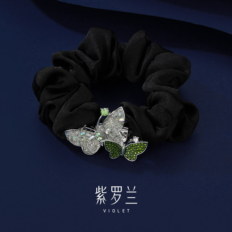 【紫罗兰正版】翠双蝶发圈