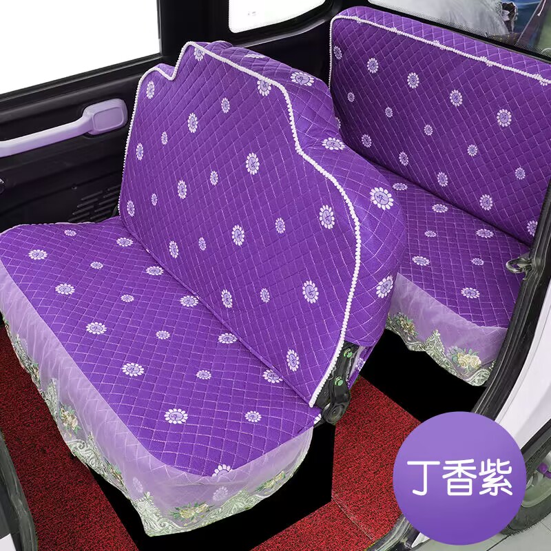 定做金彭红柚 红桃电动三轮车座套坐垫套全包围布艺套四季通用