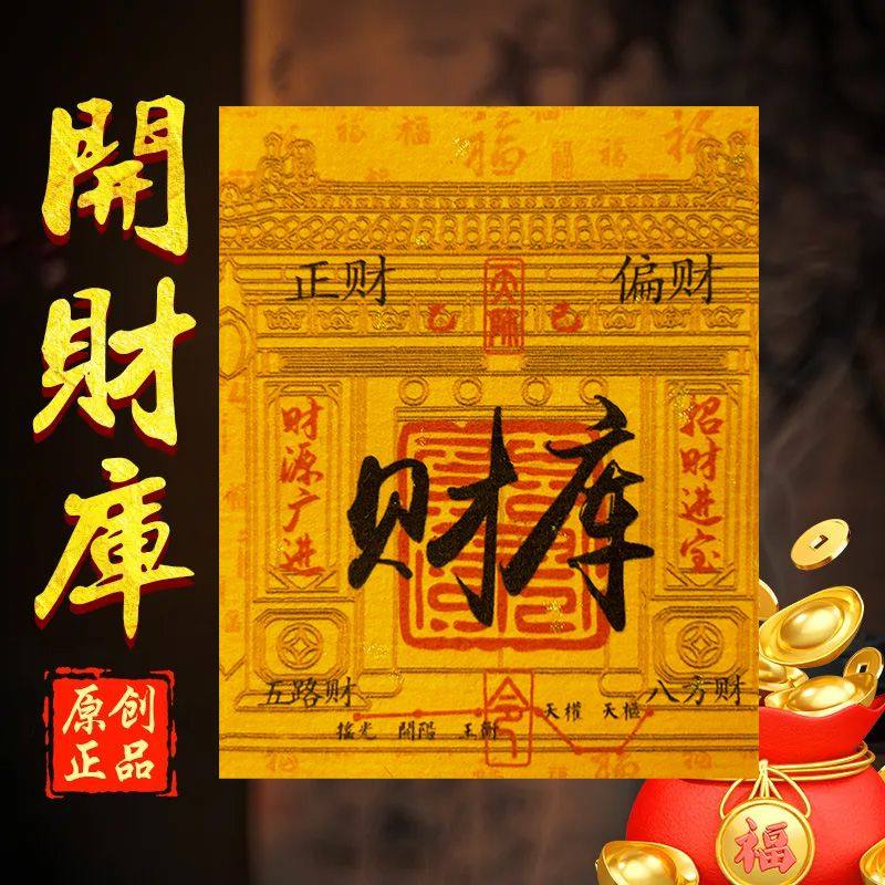 2026年财库黄金手机贴补财补库套装五路财神开财用品金箔贴纸摆件,家居饰品,装饰摆件,淘宝优惠券,粉丝福利购,淘宝优惠卷