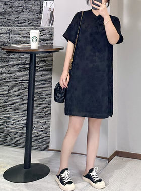 夏季女新中式盘扣改良旗袍连衣裙