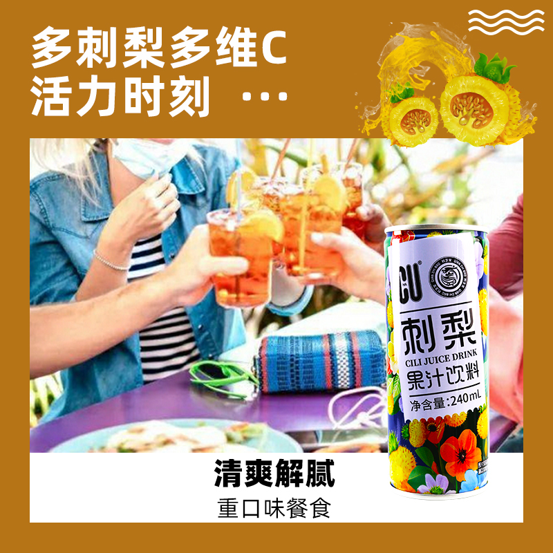 贵州刺梨果汁饮料240ml*12瓶