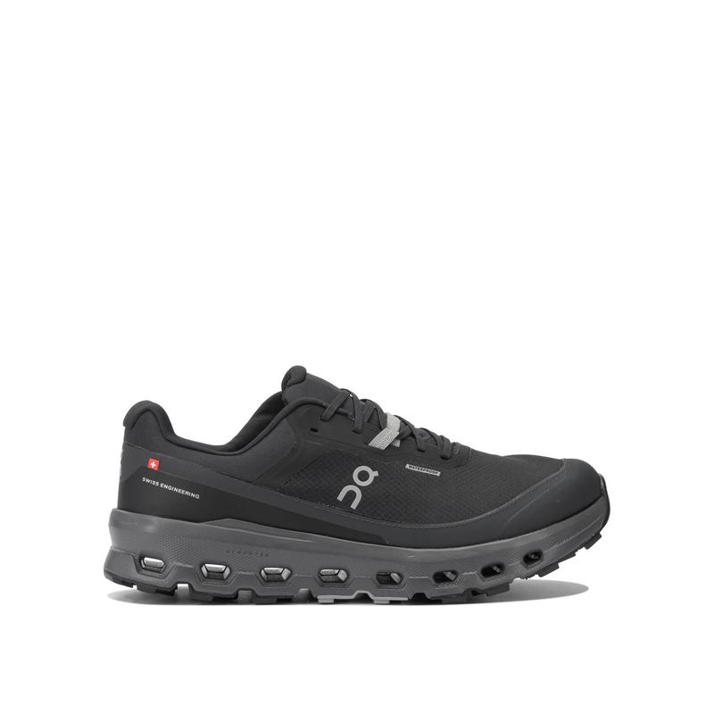 ON昂跑男士跑步鞋缓震耐磨轻便防滑织物鞋面橡胶鞋底黑色