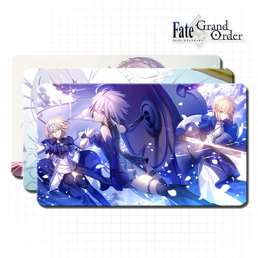 fate grand order FGO斯卡哈 贞德 FATE saber鼠标键盘垫超大定制