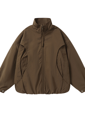 2025冬季新款小众设计结构立领棉服外套男女简约高级加厚棉袄上衣