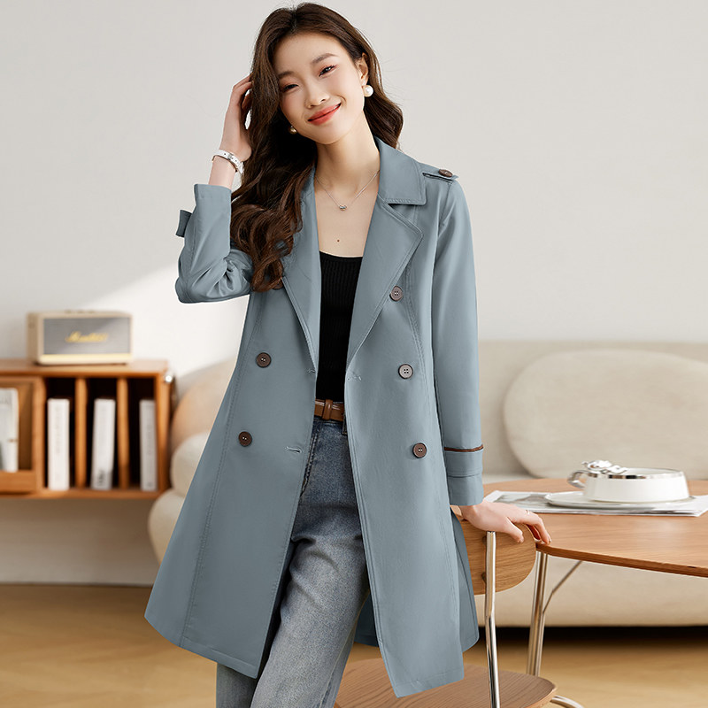 风衣外套女2026年春装新款女装秋季春秋中长款爆款小个子春秋大衣