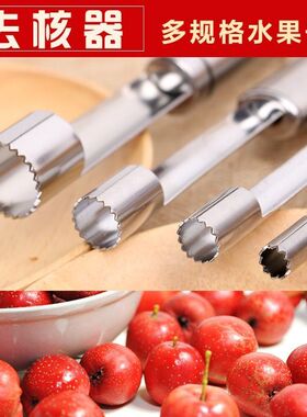 【四支装】沙果山楂去核器红枣去籽器苹果梨水果不锈钢取芯工具