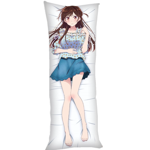 租借女友水原千鹤等身抱枕动漫周边靠枕定制麻美更科瑠夏长枕头套