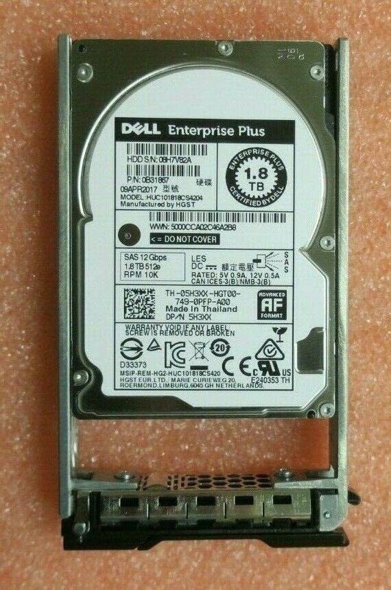 DELL 06FV4P 0V768J 05H3XX 1.8T 2.5寸SAS SC220 SC4020存储硬