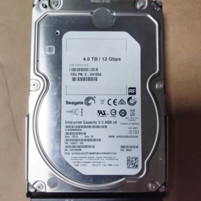 NetApp E-X4105A 4T 4TB/12 Gbps 3.5 SAS 108-00622+A3 存储硬盘