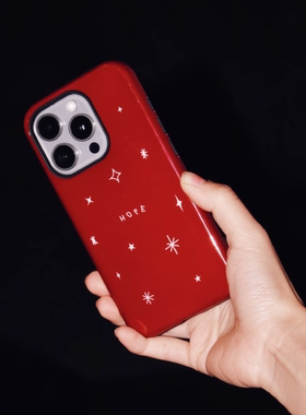 Heymen黑门 大盼望 圣诞浆果红菲林双层硬壳手机壳iPhone苹果磁吸