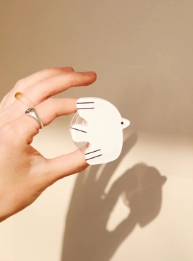 Heymen黑门 小白鸽 原创设计加厚亚克力手机气囊支架手持支撑看剧