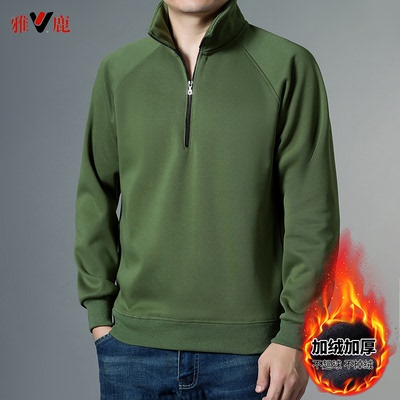 秋冬新款雅鹿休闲时尚保暖卫衣