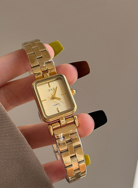 MIDI方形小表盘手表女款复古小巧气质时尚高级感小众ins风石英表