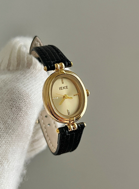 MIDI 椭圆形小表盘手表女2024新款学生小众轻奢复古韩系小巧精致