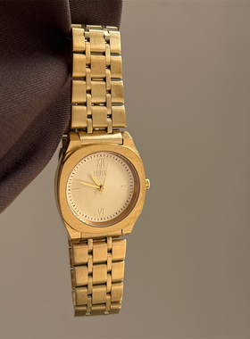 MIDI 复古港风手表女款气质轻奢时尚大气高级感通勤钢带石英表女